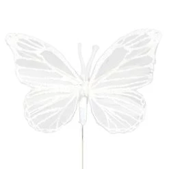 Best Pirce 🥰 8 Packs: 5ct. (40 total) 8.6" White Feather Butterflies by Ashland® ✔️ -Ashland Sales MP627155 3