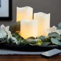 Promo 🔔 6 Pack: LED Flame Pillar Candle Set by Ashland® ⭐ -Ashland Sales MP637858 20