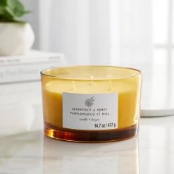 Best Pirce 😉 8 Pack: Grapefruit & Honey 3-Wick Jar Candle by Ashland® 💯 -Ashland Sales MP638412 20