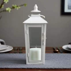 Wholesale 🥰 8 Pack: 12.2" White Metal Lantern by Ashland® 🛒 -Ashland Sales MP638433 20