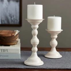 New 🔔 6 Pack: 9" Cream Metal Pillar Candle Holder by Ashland® 🌟 7 New 🔔 6 Pack: 9" Cream Metal Pillar Candle Holder by Ashland® 🌟 -Ashland Sales MP671513 20