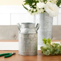 Brand new 🛒 12 Pack: 8" Galvanized Decorative Milk Jug by Ashland® 🥰 -Ashland Sales MP671579 20